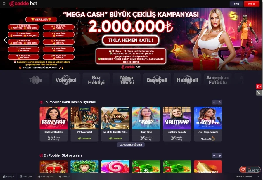 Caddebet ekran görüntüsü
